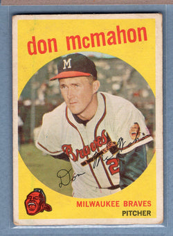 1959 Topps #3 Don McMahon VG   GO410