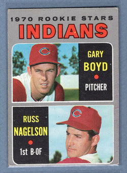 1970 Topps #7 Indians Rookies  EX  GO695