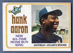 1974 Topps Baseball #1 Hank Aaron Home Run King NM-MT 001