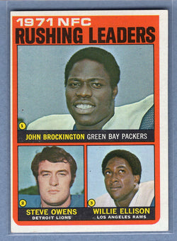 1972 Topps #2 NFC Rushing Leaders EX   GO326