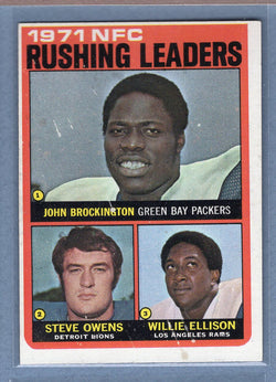 1972 Topps #2 NFC Rushing Leaders EX-MT  GO210