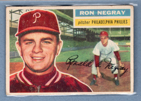 1956 Topps #7 Ron Negray (WB) VG   GO125