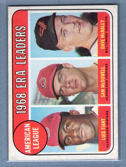 1969 Topps #7 A.L. ERA Leaders  EX-MT  GO602