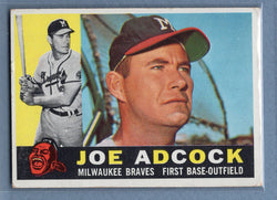 1960 Topps #3 Joe Adcock (c) VG  GO257