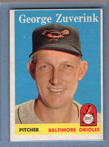 1958 Topps #6 George Zuverink  EX  GO387