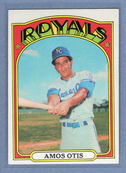 1972 Topps #10 Amos Otis EX-MT  GO483