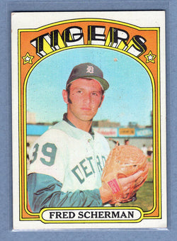 1972 Topps #6 Fred Scherman EX  GO500