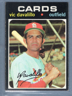 1971 Topps #4 Vic Davalillo  EX  GO747