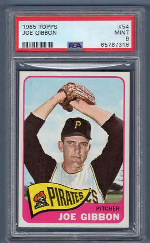 1965 Topps #54 Joe Gibbon (65787316) PSA 9