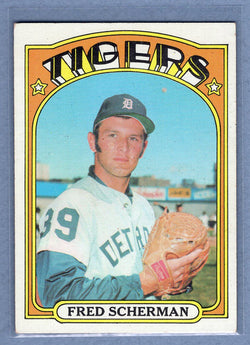 1972 Topps #6 Fred Scherman  EX   BL01