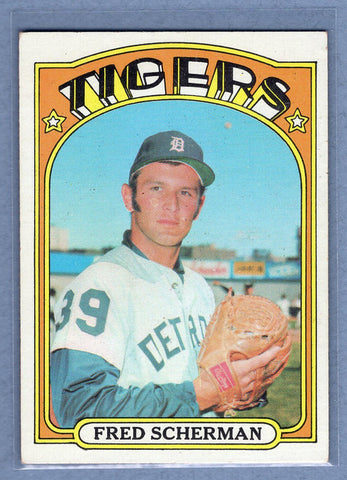 1972 Topps #6 Fred Scherman  EX   BL01