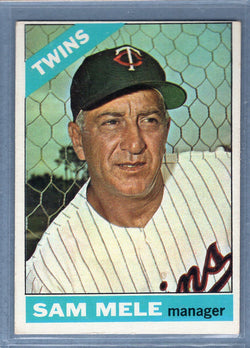 1966 Topps #3 Sam Mele VG  GO300