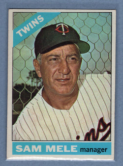 1966 Topps #3 Sam Mele (b) G-VG  GO470