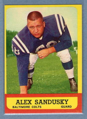 1963 Topps #6 Alex Sandusky EX-MT    GO95