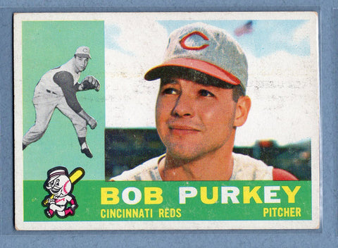 1960 Topps #4 Bob Purkey (st) (b) VG  GO257