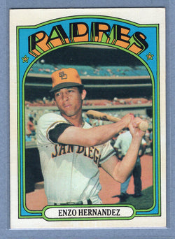 1972 Topps #7 Enzo Hernandez (a) EX   BL01
