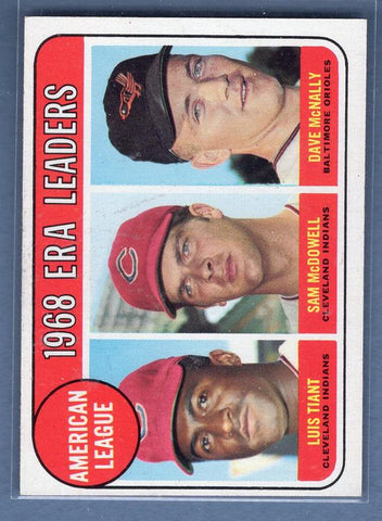 1969 Topps #7 A.L. ERA Leaders EX-MT  GOWA