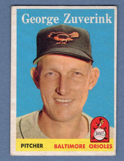 1958 Topps #6 George Zuverink VG-EX  GO495