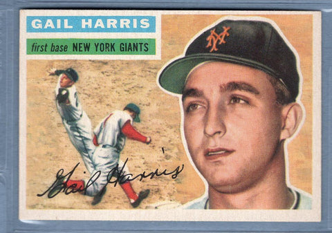 1956 Topps #91 Gail Harris (WB) EX  GO460
