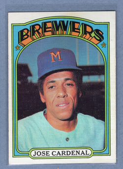 1972 Topps #12 Jose Cardenal EX-MT  GO483