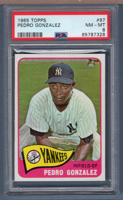 1965 Topps #97 Pedro Gonzalez (65787328) PSA 8