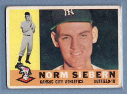 1960 Topps #11 Norm Siebern  VG  GO257