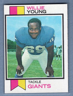 1973 Topps #106 Willie Young NM  High Grade Set Break