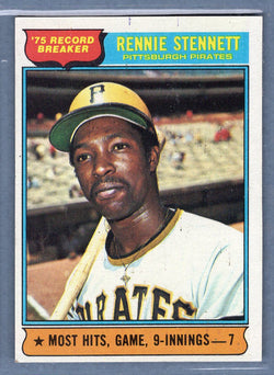 1976 Topps #6 Rennie Stennett  EX-MT  GOSB1