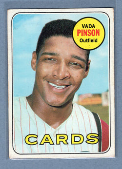 1969 Topps #160 Vada Pinson  VG-EX  GO577