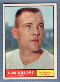 1961 Topps #190 Stan Williams(b) EX   GO417