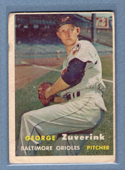 1957 Topps #11 George Zuverink  (a) G-VG   GO260