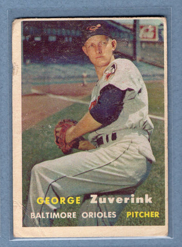 1957 Topps #11 George Zuverink  (a) G-VG   GO260