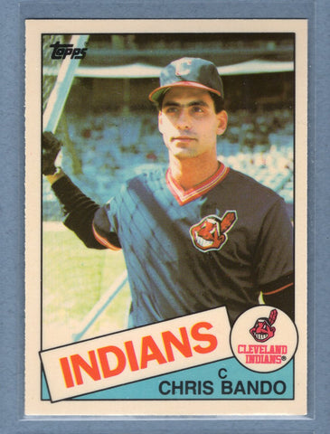 1985 Topps Tiffany #14 Chris Bando NM