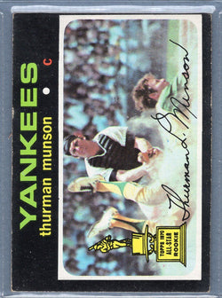1971 Topps #5 Thurman Munson  EX  SB1