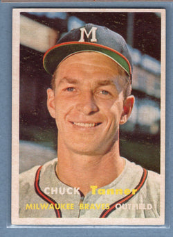 1957 Topps #392 Chuck Tanner EX-MT  GO150