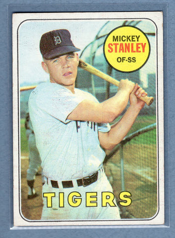 1969 Topps #13 Mickey Stanley (b) EX  GO602