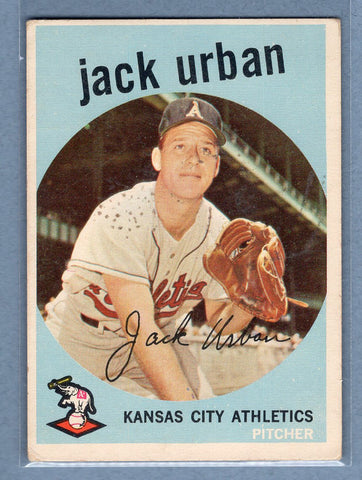 1959 Topps #18 Jack Urban (st) VG   GO410