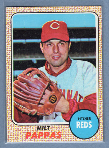 1968 Topps #74 Milt Pappas EX  GO180