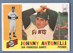 1960 Topps #80 Johnny Antonelli VG Set Break 1