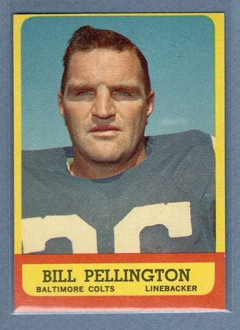 1963 Topps #10 Bill Pellington EX-MT    GO95