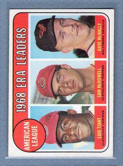 1969 Topps #7 A.L. ERA Leaders EX-MT  GO850