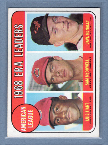 1969 Topps #7 A.L. ERA Leaders EX-MT  GO850