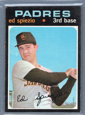 1971 Topps #6 Ed Spiezio  EX  SB1