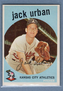 1959 Topps #18 Jack Urban EX-MT High Grade Set Break B