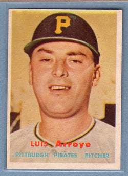 1957 Topps #394 Luis Arroyo EX-MT  GO150