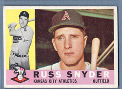 1960 Topps #81 Russ Snyder VG Set Break 1
