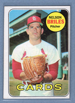 1969 Topps #60 Nelson Briles  EX  GO265