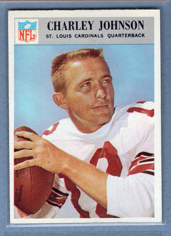 1966 Philadelphia #163 Charley Johnson (1) EX-MT  GO320