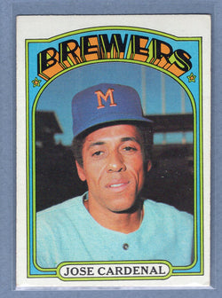1972 Topps #12 Jose Cardenal EX-MT   GO311