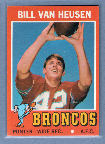 1971 Topps #9 Bill Van Heusen EX  GO260